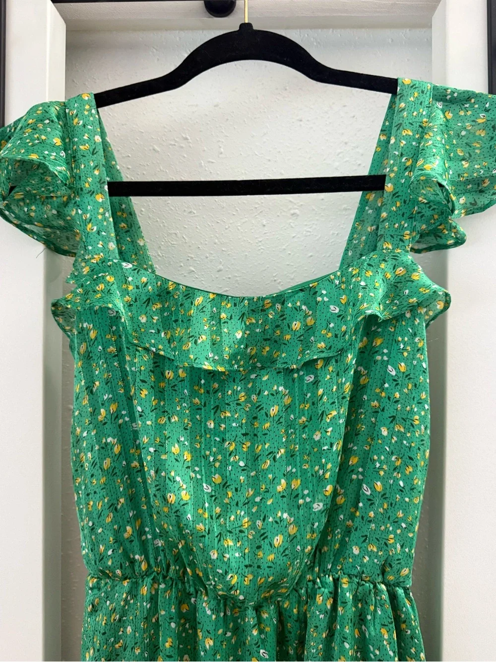 MELLODAY Green Floral Sundress